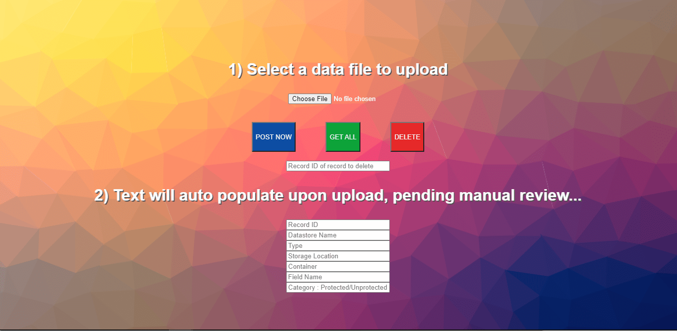 Data Classification App